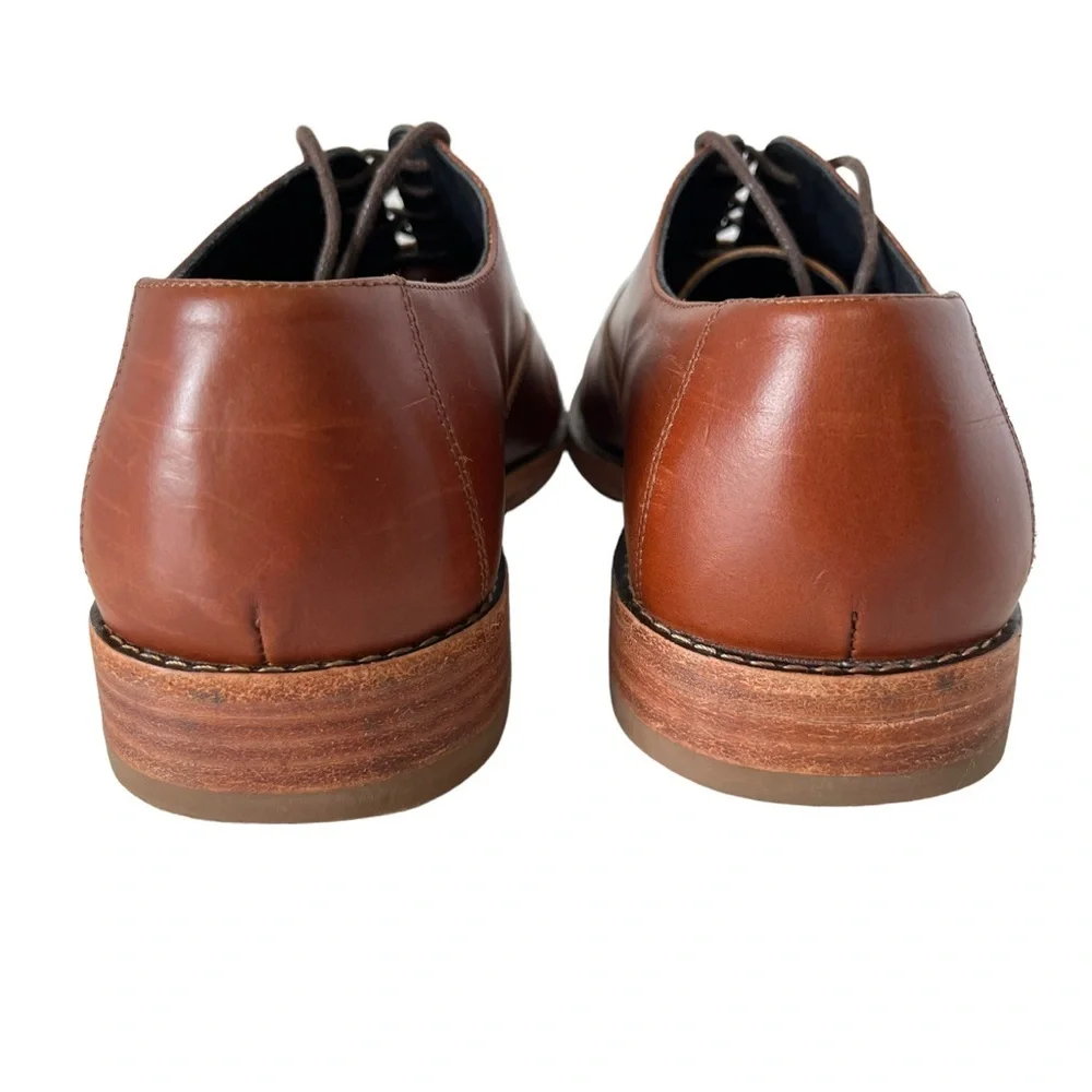Nisolo Everyday Oxford Men’s Leather Dress Shoes Brown Size 9
